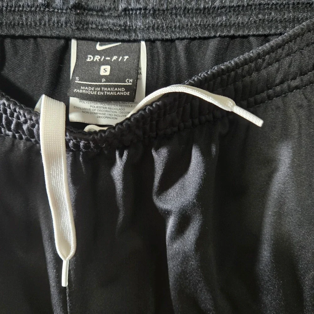 Nike Mens Dri-FIT Academy Training Pants Black Mesh Tapered Joggers Small
